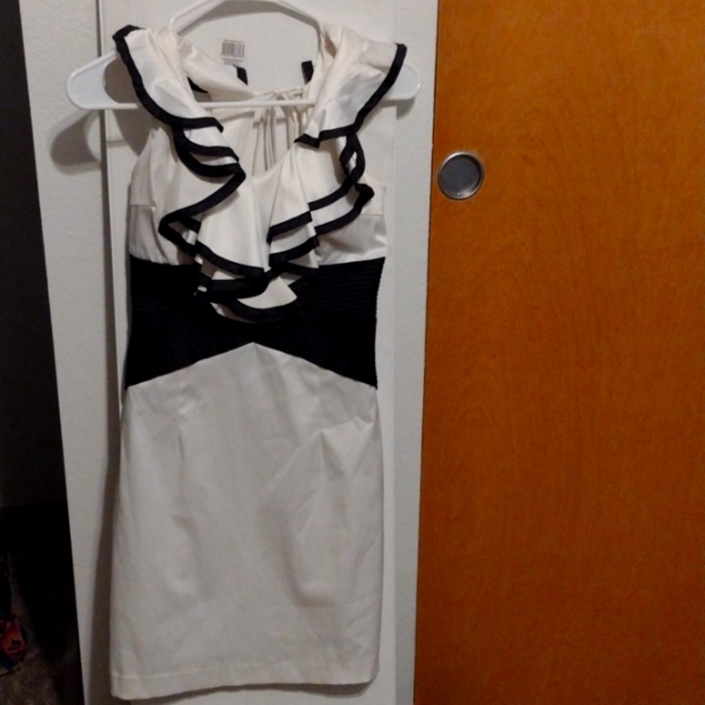 Black&White Cocktail dress, size small petite